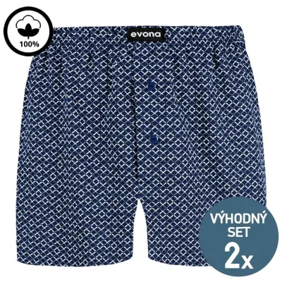 Tmavě modré bavlněné trenýrky 4XL-5XL - 2 kusy | Panskeponozky.eu