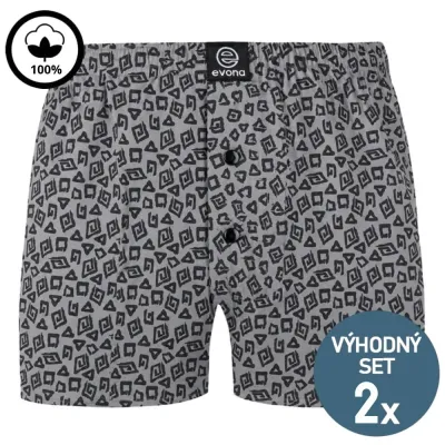 Výhodný set 2 kusů šedých XXL trenýrek | Panskeponozky.eu