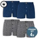 Výhodný set 4 ks XXL trenek ze 100% bavlny | Panskeponozky.eu