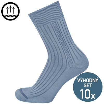 Pánské bavlněné ponožky KAREL - 10 párů