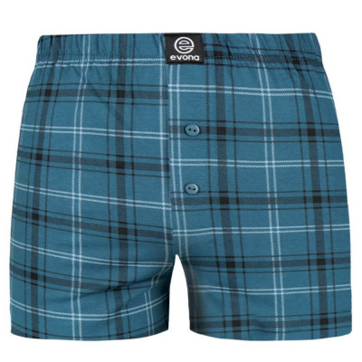 Pánské trenky MICHAL modrá kostka