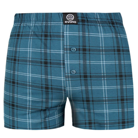 Pánské trenky MICHAL modrá kostka