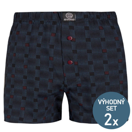 Pánské trenky MICHAL tmavě modré - 2 kusy