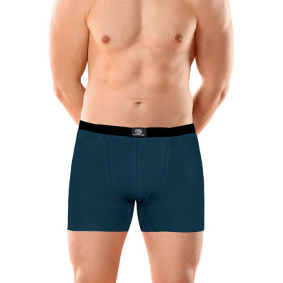 Pánské boxerky s 95% podílem bavlny - modré | Panskeponozky.eu