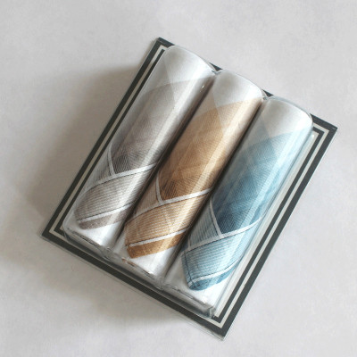 Mini balení 3 kusů pánských látkový kapesníků | Panskeponozky.eu