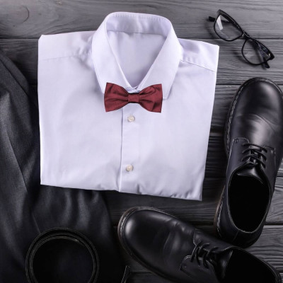 Klasický pánský vínový motýlek – česká kvalita | KNITVA