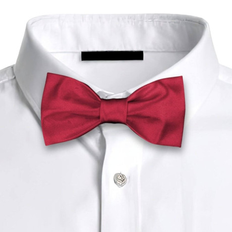 Klasický pánský motýlek červený – česká kvalita  | KNITVA