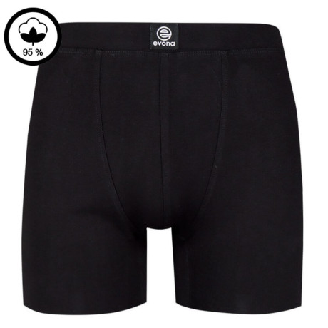 Pánské boxerky s 95% podílem bavlny - černé | Panskeponozky.eu
