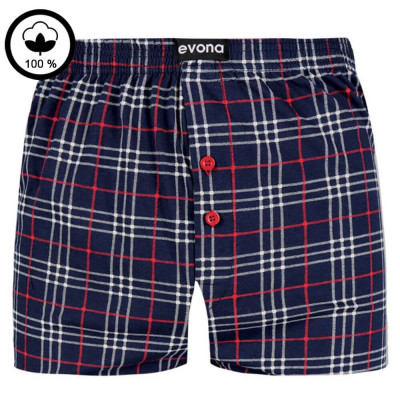 Pánské bavlněné trenky DELON – modré | Panskeponozky.eu