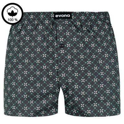 Pánské bavlněné trenky DELON zelené L – 4XL | Panskeponozky.eu