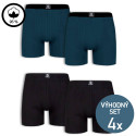 Set 4 kusů pánských boxerek (bavlna + elastan) | Panskeponozky.eu
