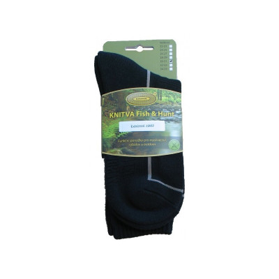 Funkční outdoor ponožky se stříbrem | KNITVA Fish and Hunt