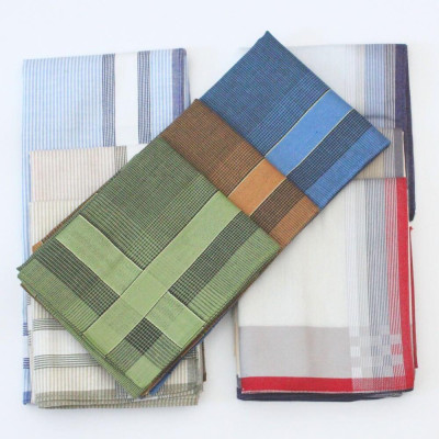 Kvalitní pánské bavlněné kapesníky - velká sada 18 kusů | KNITVA