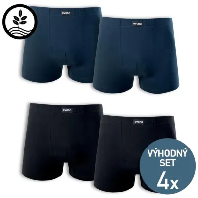 Pánské modalové boxerky (výhodný set 4 kusy) | Panskeponozky.eu