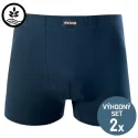 Pánské modalové boxerky modré – sada 2 kusů| Panskeponozky.eu