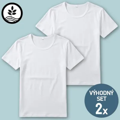 Funkční trika s modalem - kulatý výstřih - 2 kusy | Panskeponozky.eu