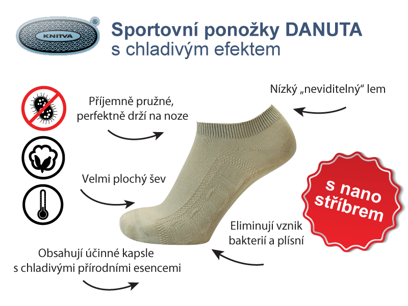 Sportovní ponožky Danuta