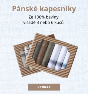 Klasické pánské kapesníky