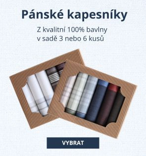 Klasické pánské kapesníky