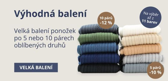 Výhodná balení ponožek